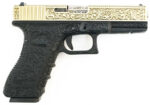 ПИСТОЛЕТ ПНЕВМ. WE GLOCK-18 gen3, авт, металл слайд, под бронзу с гравировкой , WE-G002BOX-FP — изображение 2