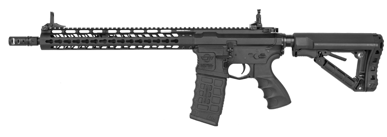 17 АВТОМАТ ПНЕВМ. G&G CM16 Wild Hog 13.5', body - plastic (130-140 m/s) EGC-WLP-135-BNB-NCM (031) — изображение 1
