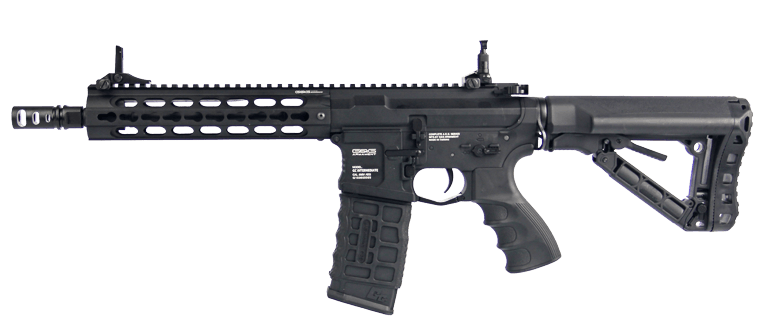 25 АВТОМАТ ПНЕВМ. G&G GC16 Warthog 9', body - metal (130-140 m/s) EGC-WAR-009-BNB-NCM (044) — изображение 1